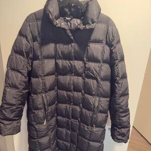 Moncler Long Quilted Parka in Black Size: 3 (could fit 1-3)! Authenticated!